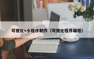 黄石可视化+小程序制作（可视化程序编程）